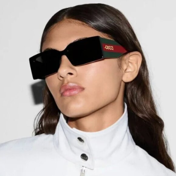 NEW GUCCI GG1860S 003 BURGUNDY/BLUE UNISEX SUNGLASSES GUCCI - Picture 1 of 12